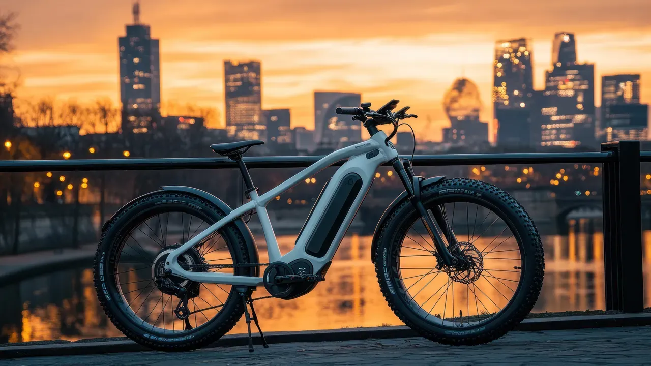 Beschädigtes E-Bike nach einem Sturz auf einem Radweg in der Region Nürnberg